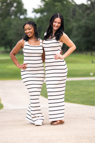 Fall in Line Ribbed Maxi Dress
