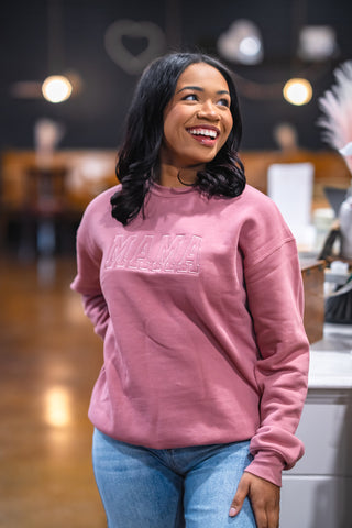 Embroidered MAMA Sweatshirt