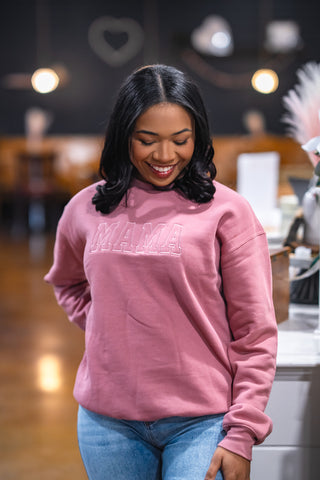 Embroidered MAMA Sweatshirt