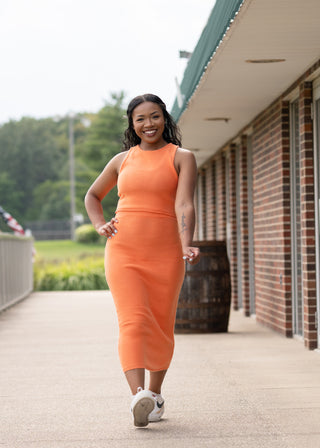 Pretty Pumpkin Knit Set