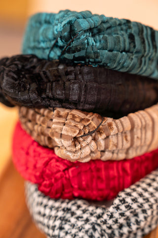 Green With Envy Velvet Headband