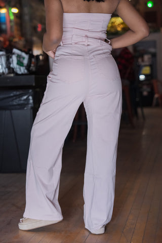 Jumping to Conclusions Light Pink Jumpsuit