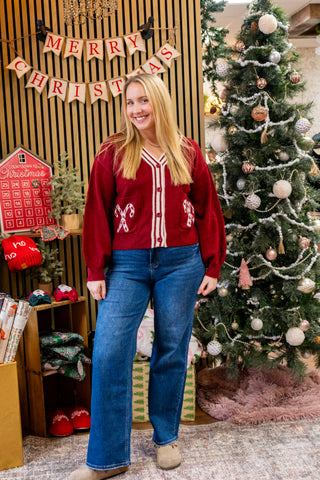 Candy Cane Cardigan