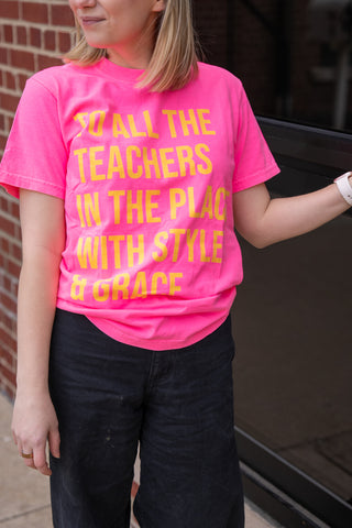 All The Teachers Graphic Tee