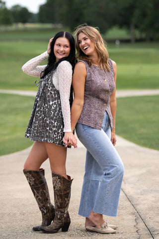 Spotted in Style Button Down Vest