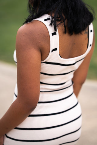 Fall in Line Ribbed Maxi Dress