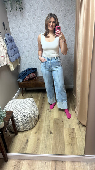 Bayeas Pintuck Jeans