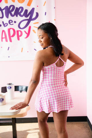 Houndstooth Athleisure Dress