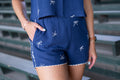 Bows & Blue Set - Shorts