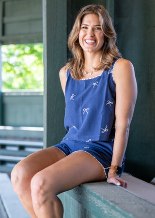 Bows & Blue Set - Tank