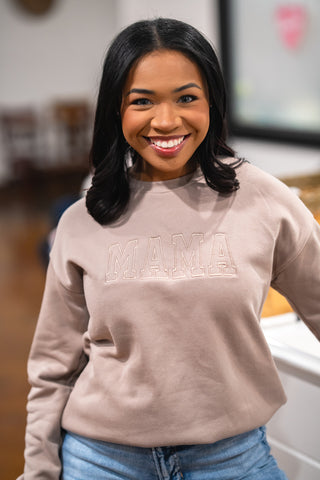 Embroidered MAMA Sweatshirt