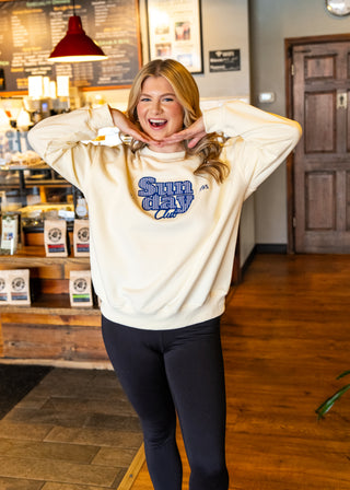 Sunday Club Embroidered Sweatshirt