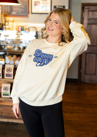 Sunday Club Embroidered Sweatshirt