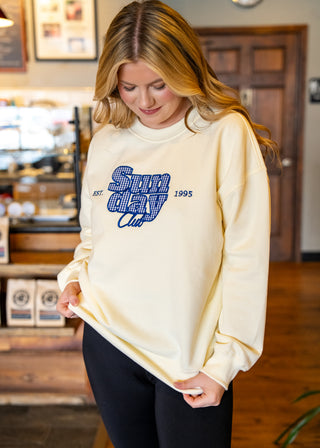 Sunday Club Embroidered Sweatshirt