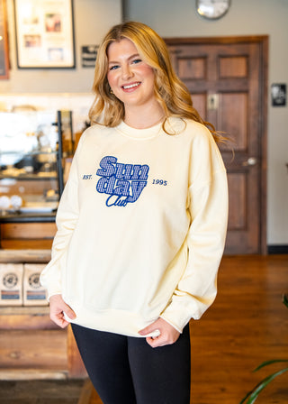 Sunday Club Embroidered Sweatshirt