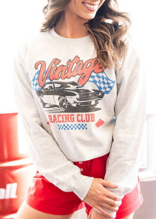 Vintage Racing Club Graphic Crewneck
