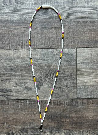 Pencil Seed Bead Lanyard