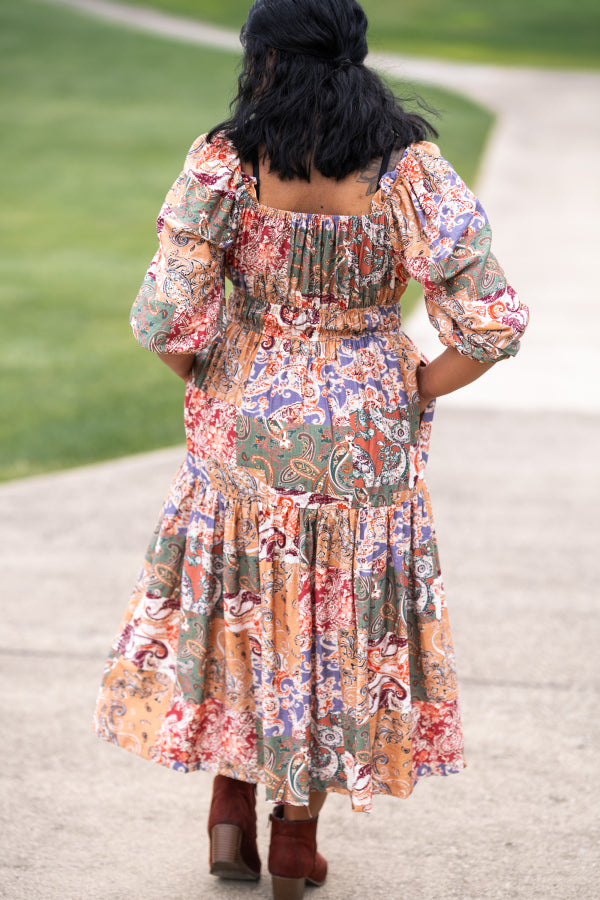 A Girl Can Twirl Midi Dress