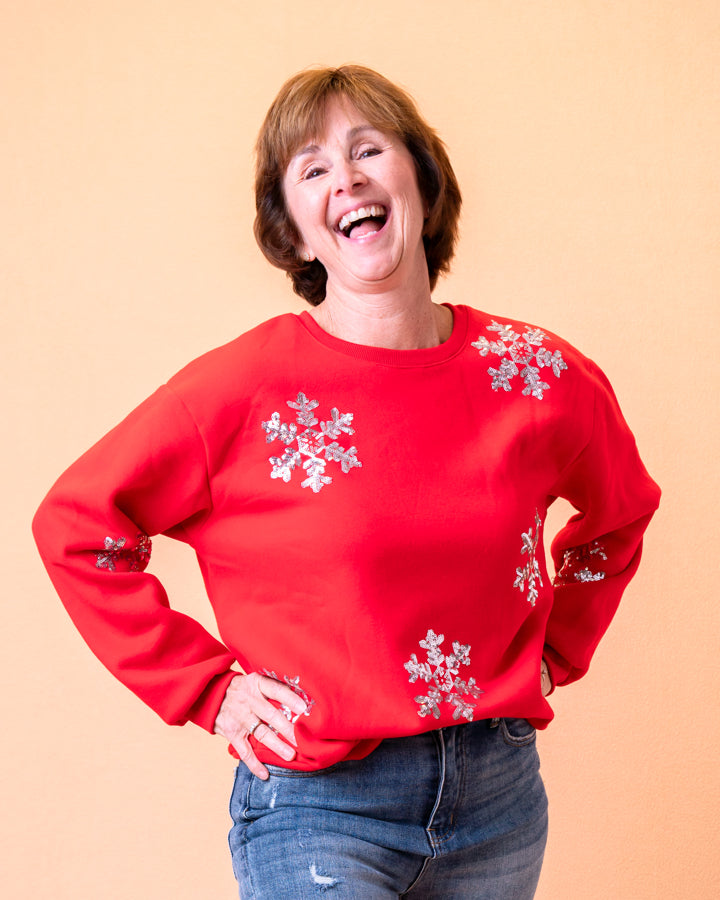 Sparkling Snow Sweater