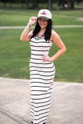 Fall in Line Ribbed Maxi Dress
