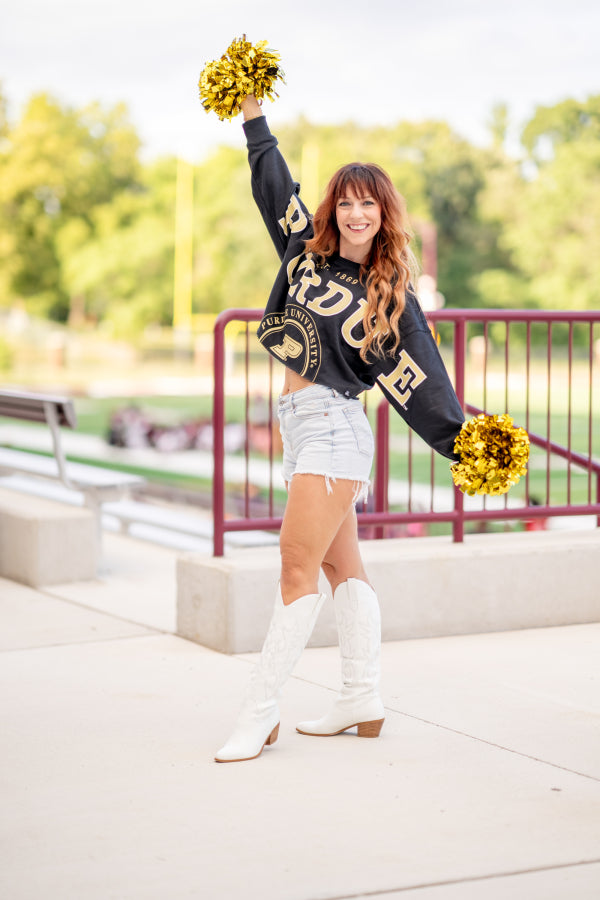 Purdue Crop Long Sleeve