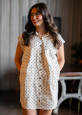 Polka Dot Shirt Dress