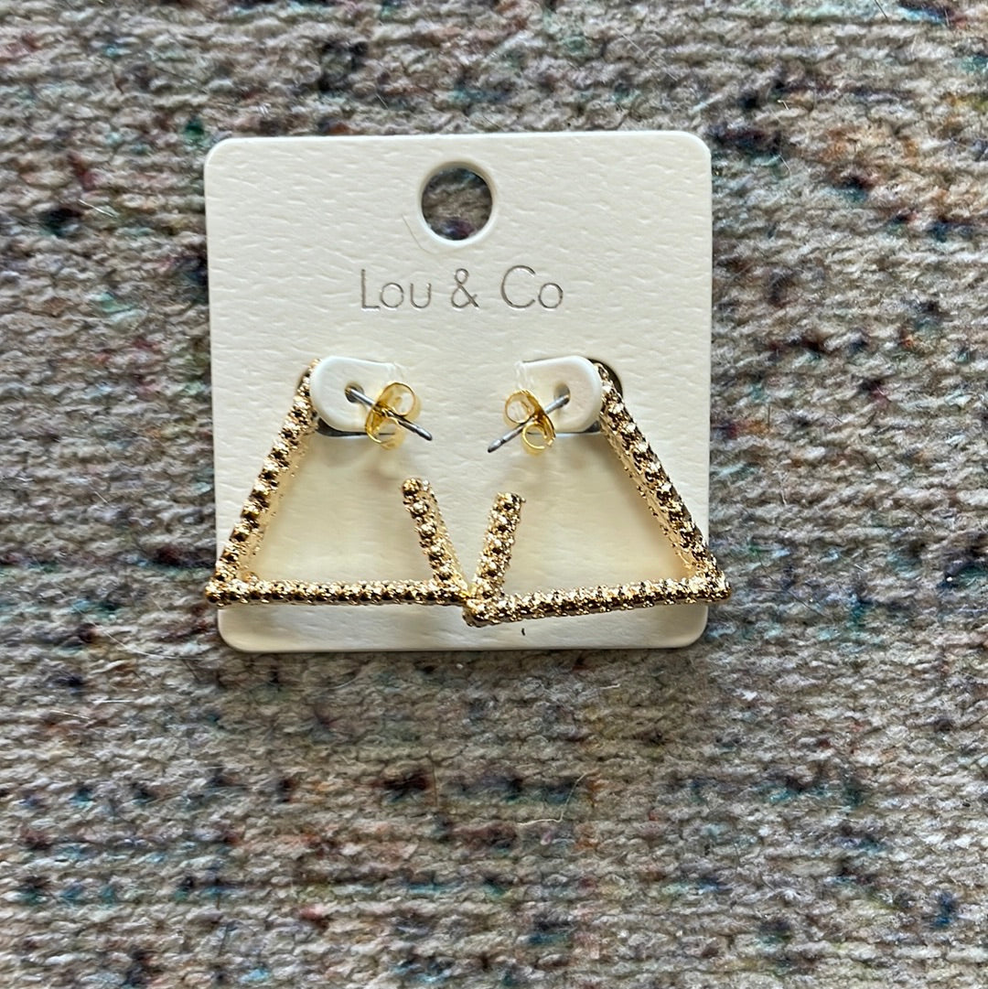 Love Triangle Earrings
