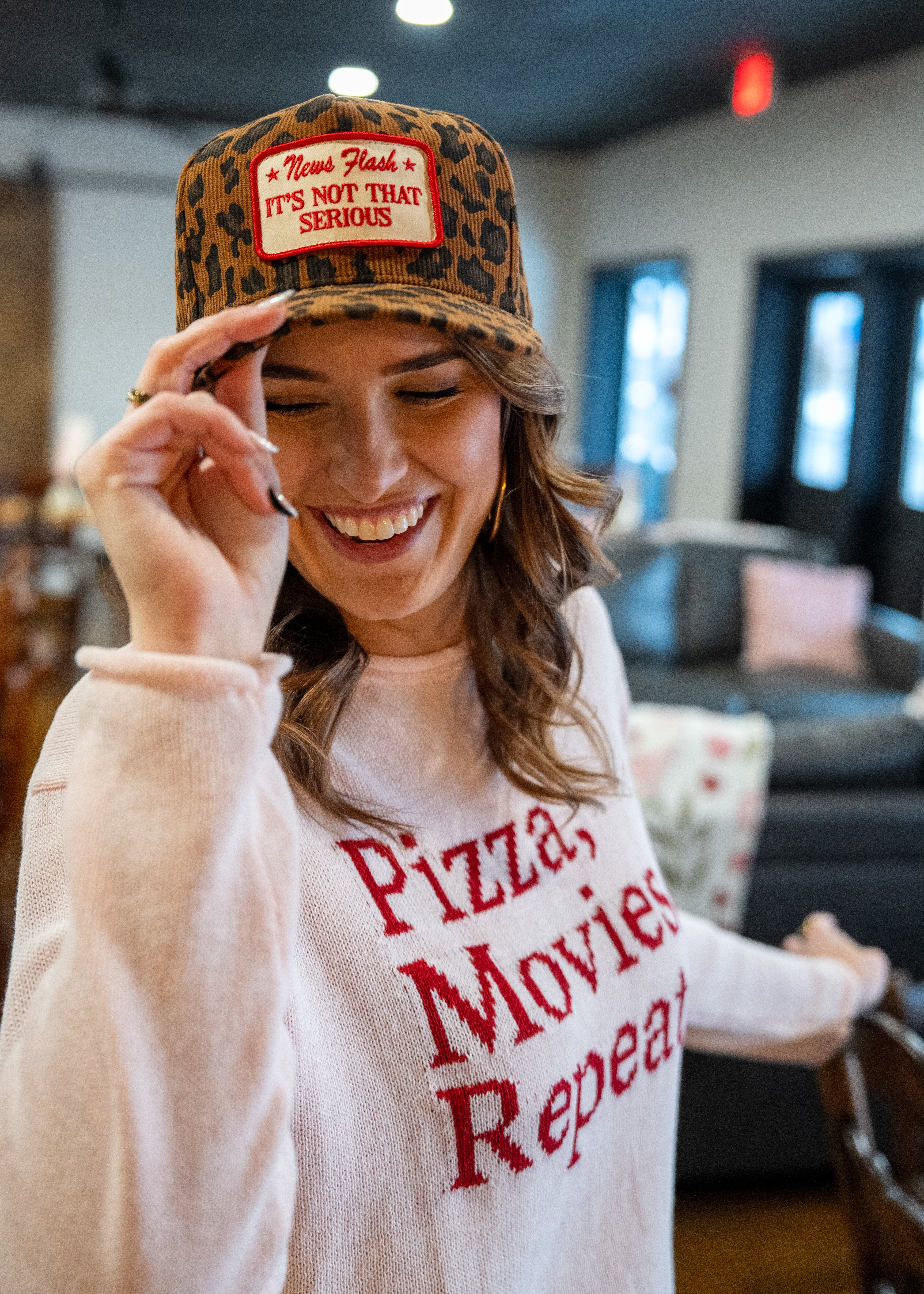 News Flash! Corduroy Patch Hat