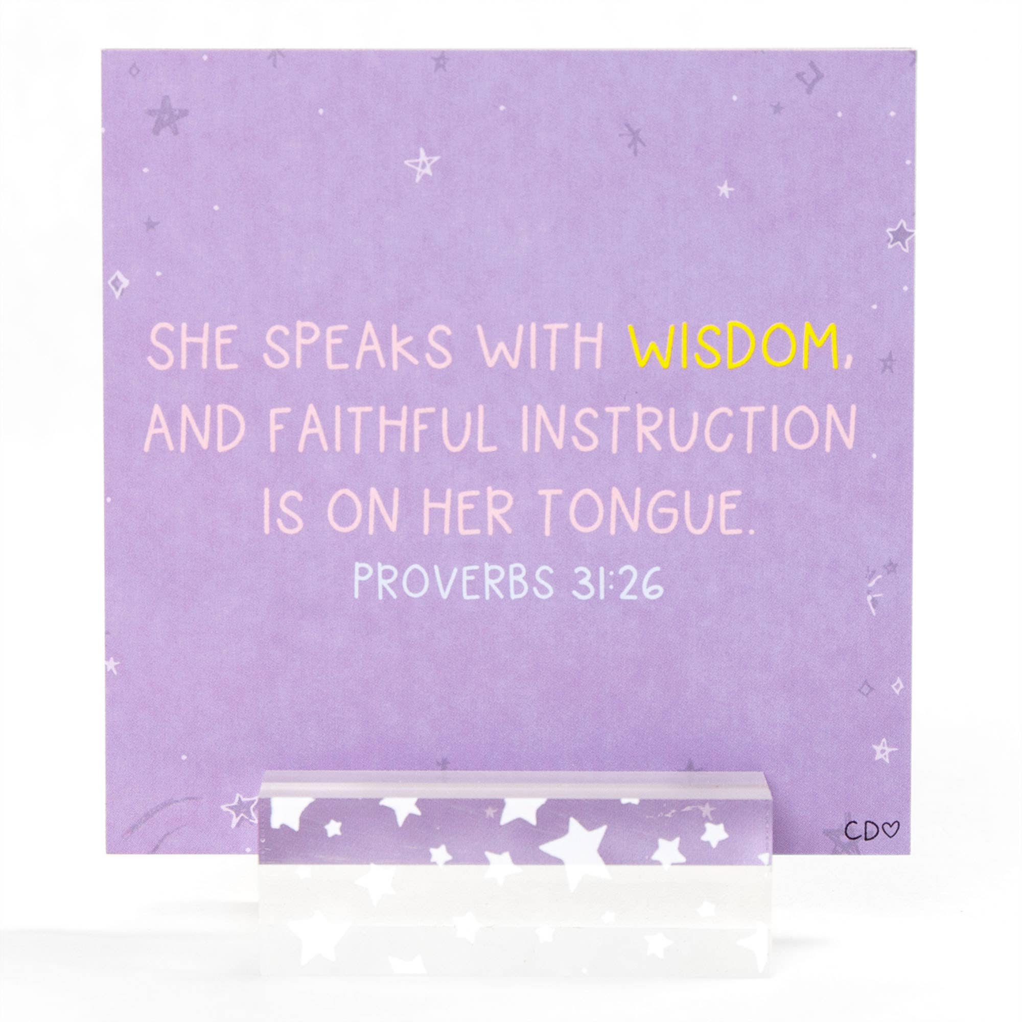 Verses for Teachers Desk Card Set