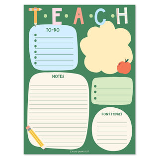 Teach Daily Planner Notepad