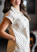 Polka Dot Shirt Dress