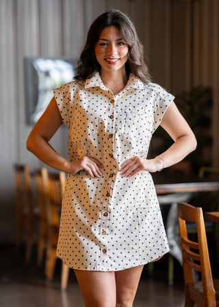 Polka Dot Shirt Dress