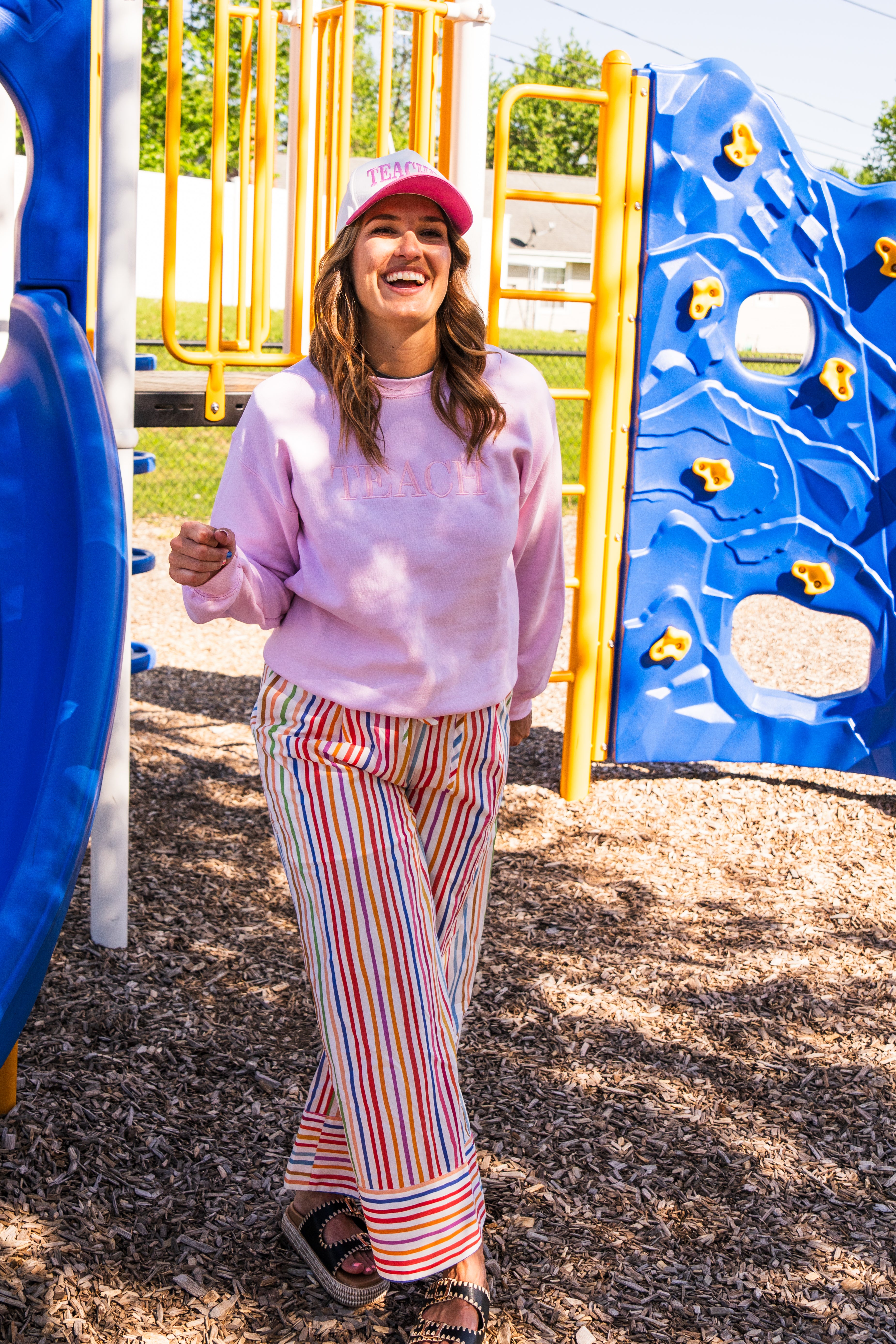 Color Me Happy Striped Pants
