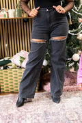 Midnights Rhinestone Denim Jeans