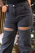 Midnights Rhinestone Denim Jeans