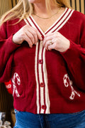 Candy Cane Cardigan