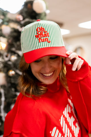 Oh What Fun Vintage Trucker Hat