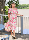 Tangled Up Tulip Midi Dress