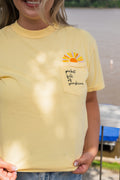 Pocket Full Of Sunshine Embroidered Tee