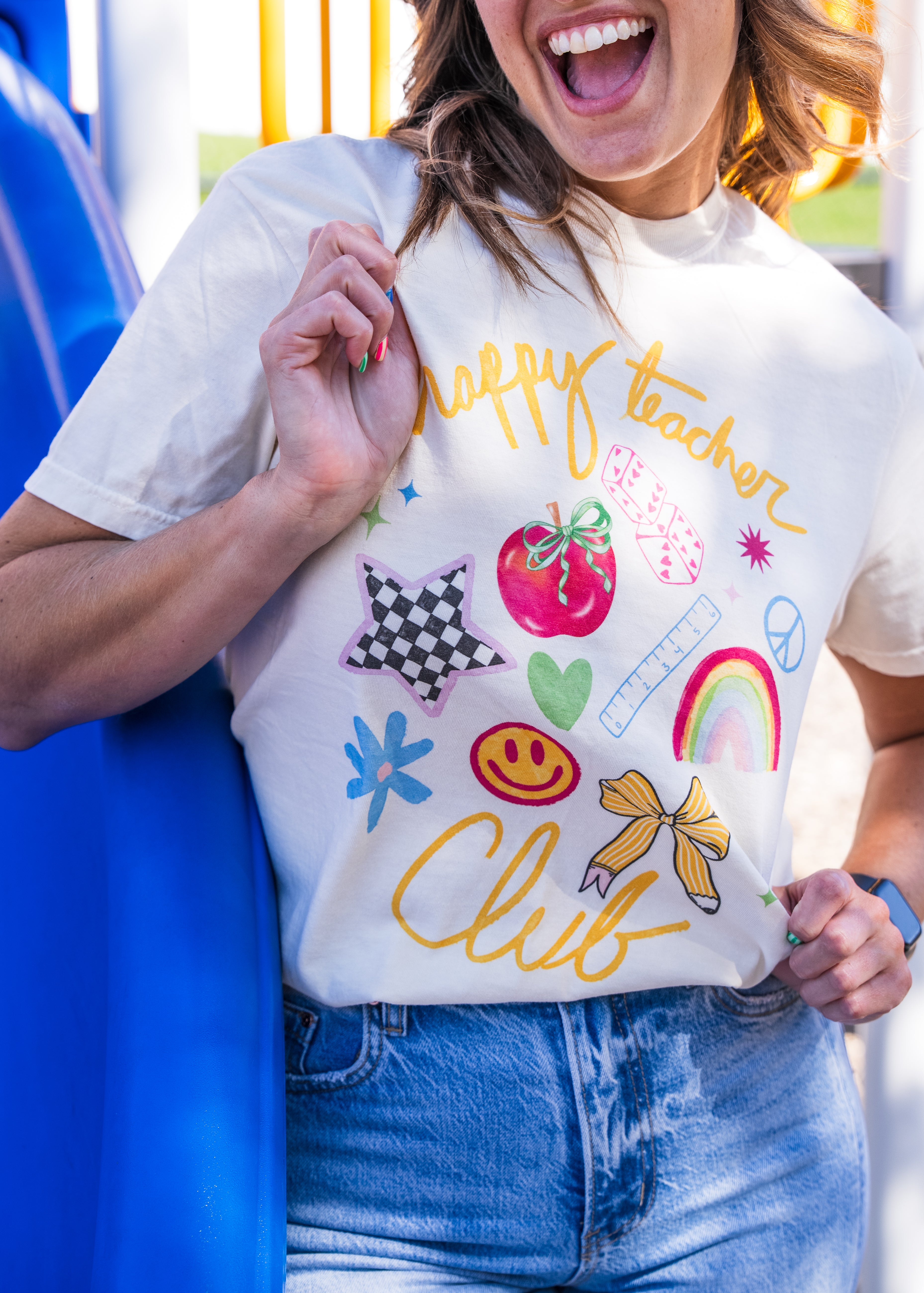 Happy Teacher Club Graphic Tee