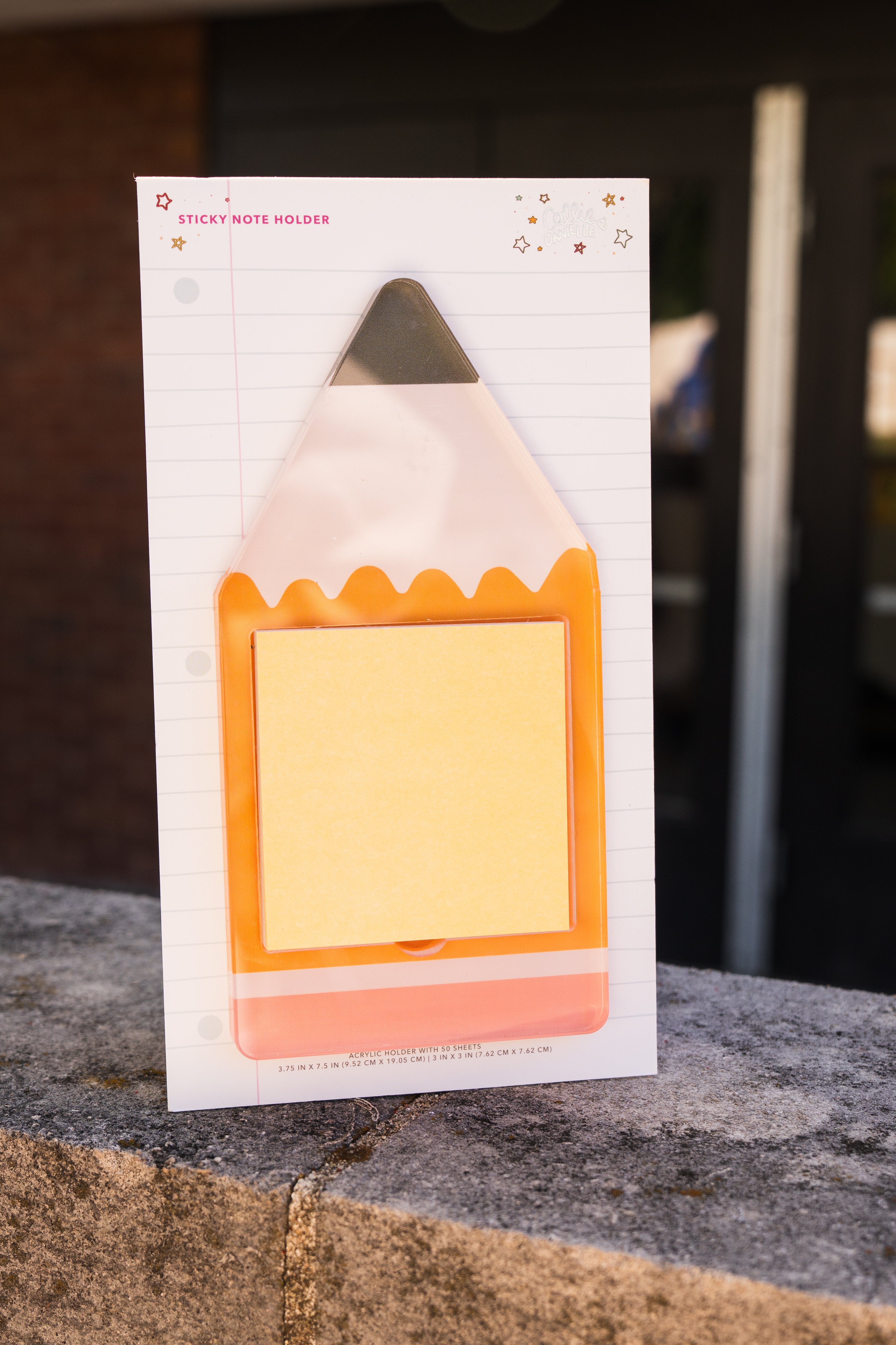 Pencil Sticky Note Holder