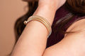 Snake Coil Gold Bracelet