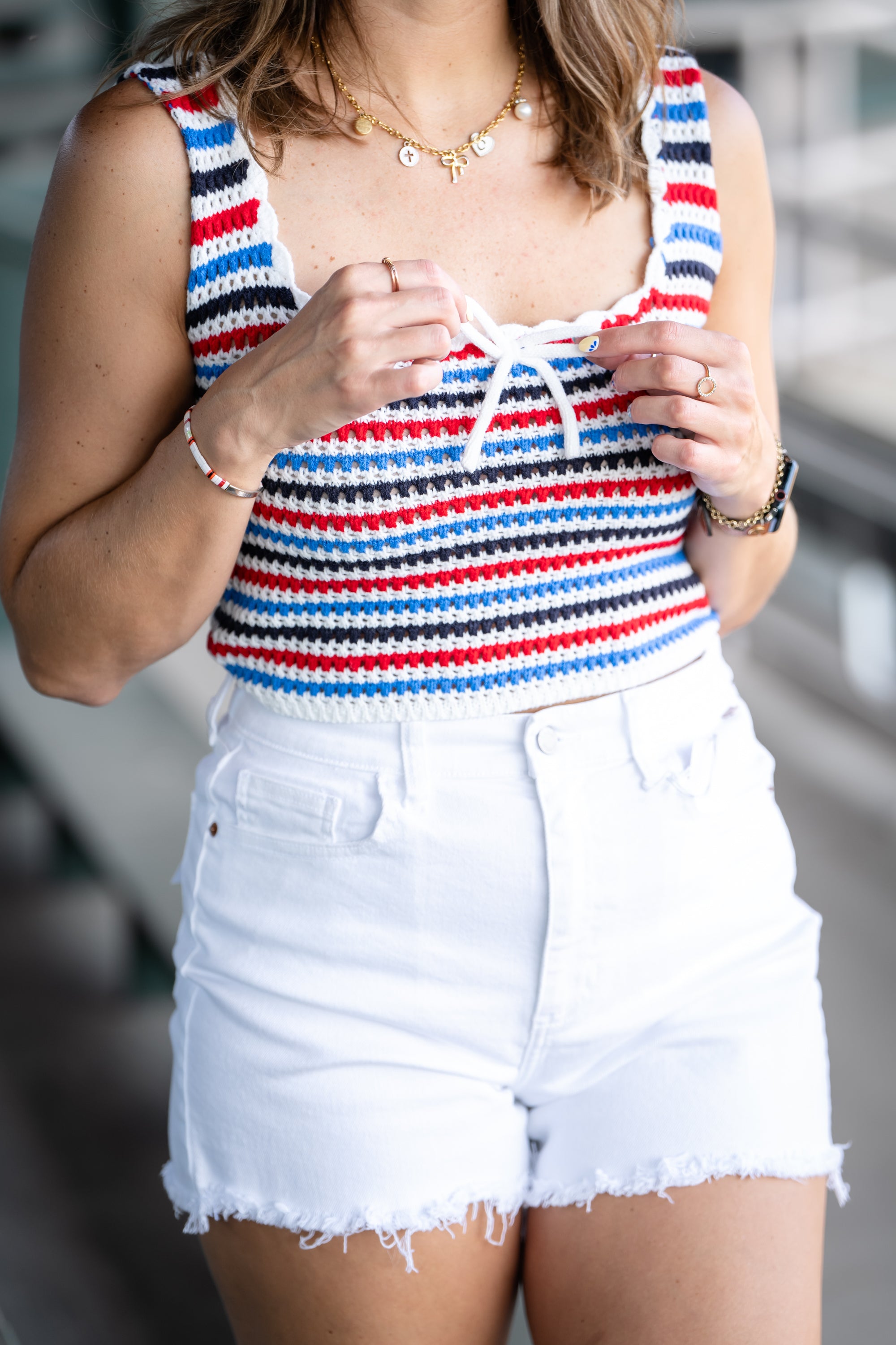 Day Dreaming White Denim Shorts