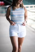 Day Dreaming White Denim Shorts