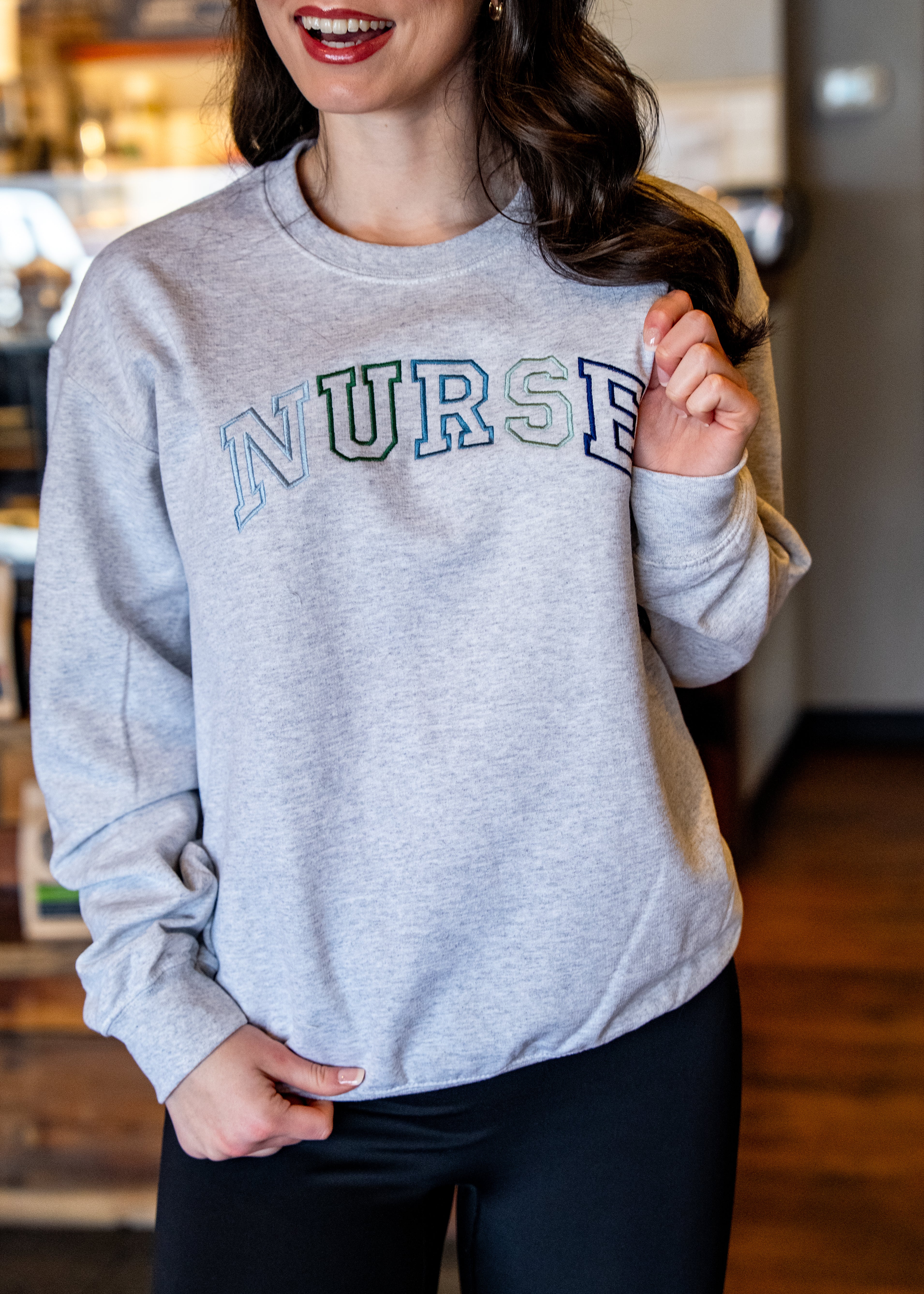 Nurse Embroidered Sweatshirt