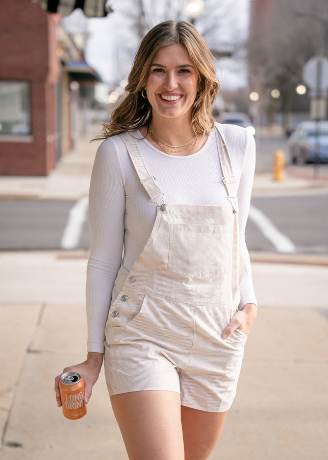 Perfect Pinstripes Shortalls
