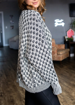 All Day Every Day Checkered Sweater