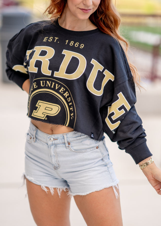 Purdue Crop Long Sleeve