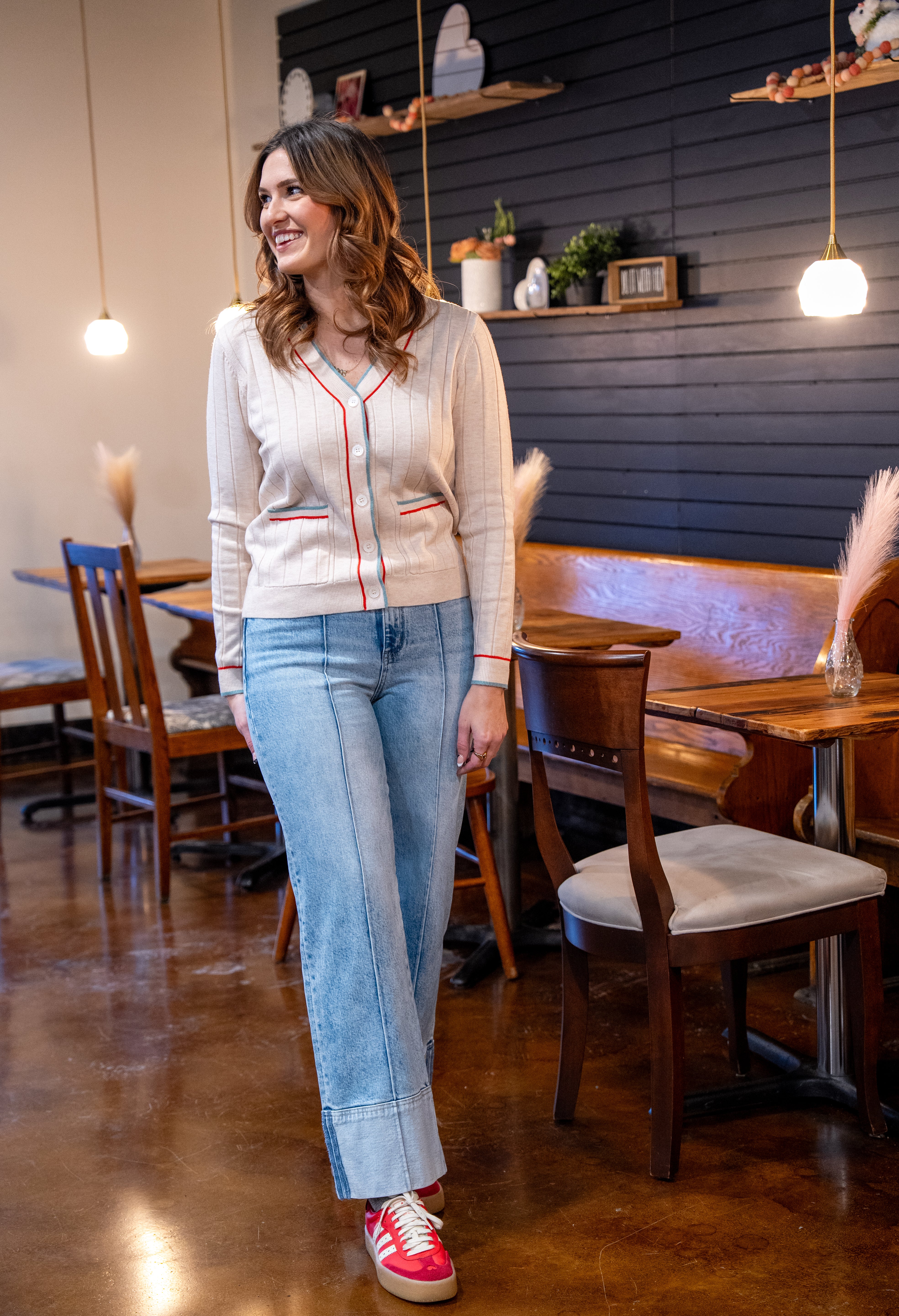 Perfect Line Pintuck Jeans