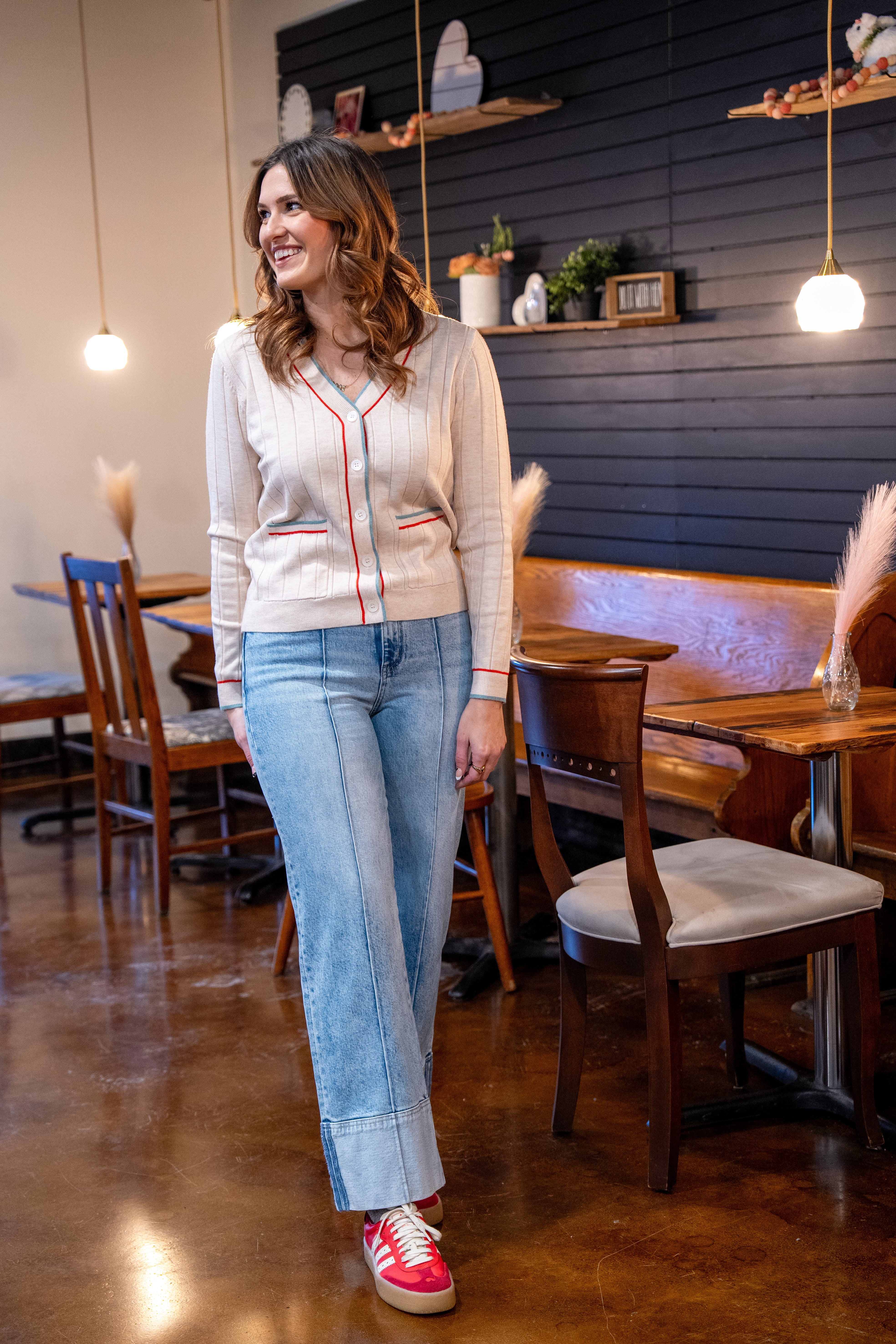 Perfect Line Pintuck Jeans
